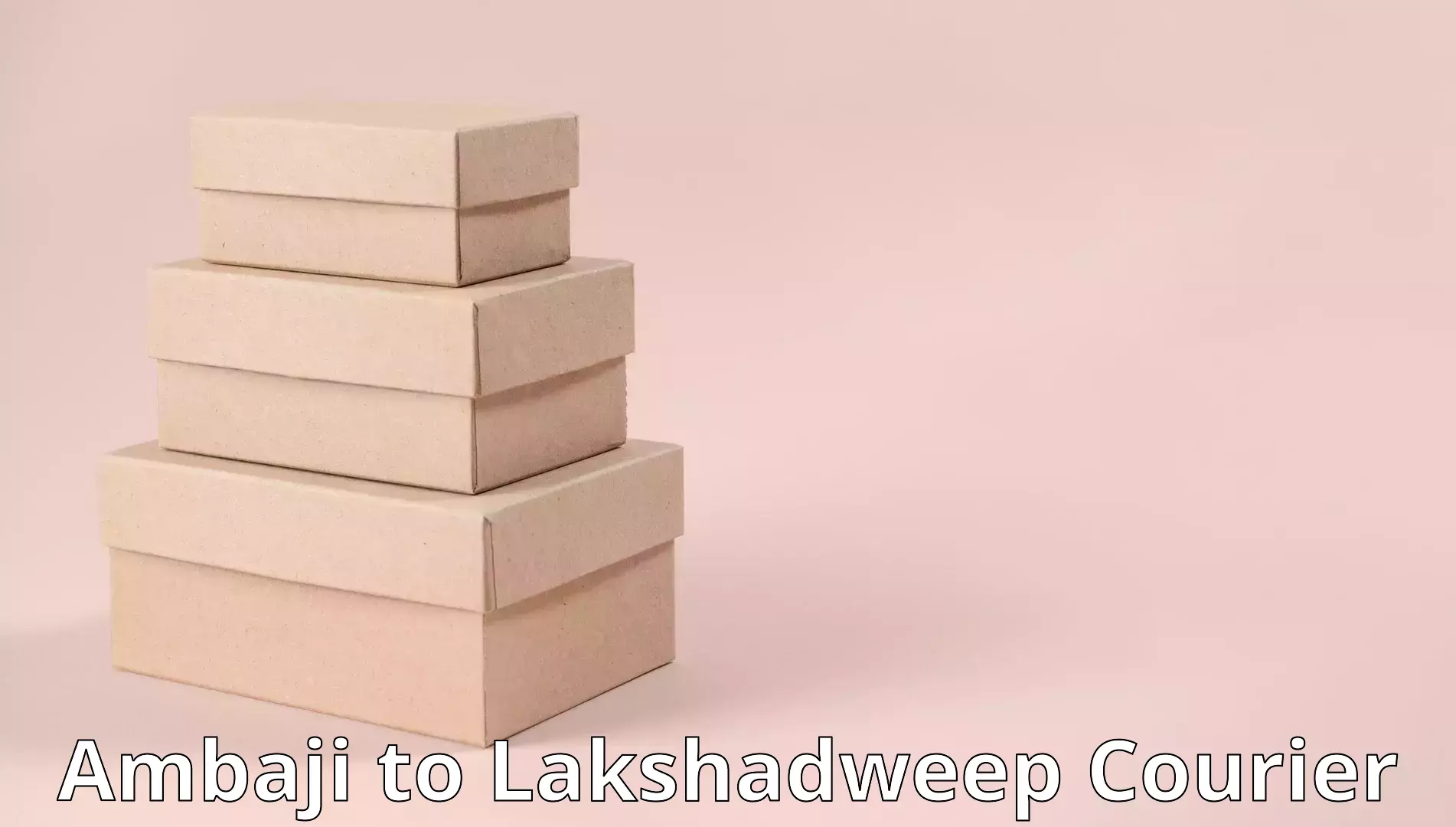 Professional furniture moving Ambaji to Lakshadweep
