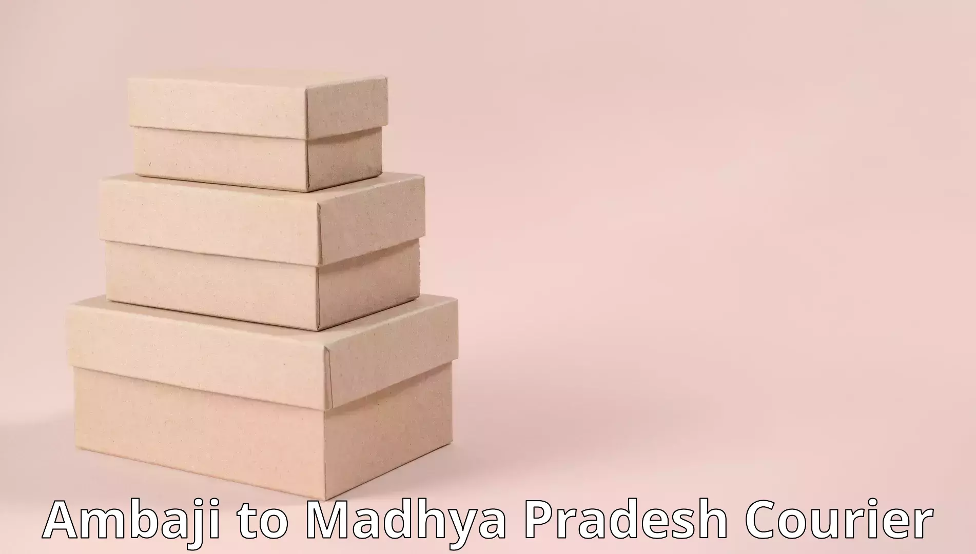 Professional furniture moving Ambaji to Madhya Pradesh