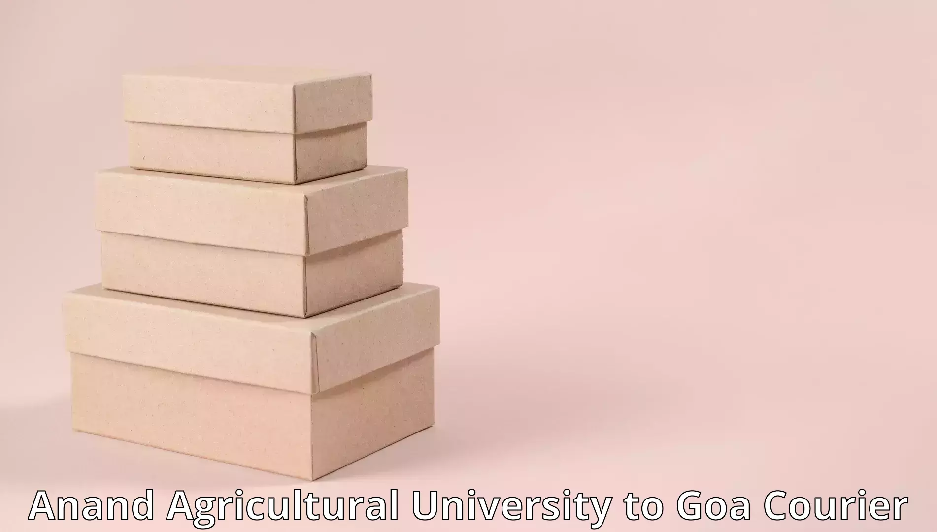 Interstate household moving Anand Agricultural University to Goa