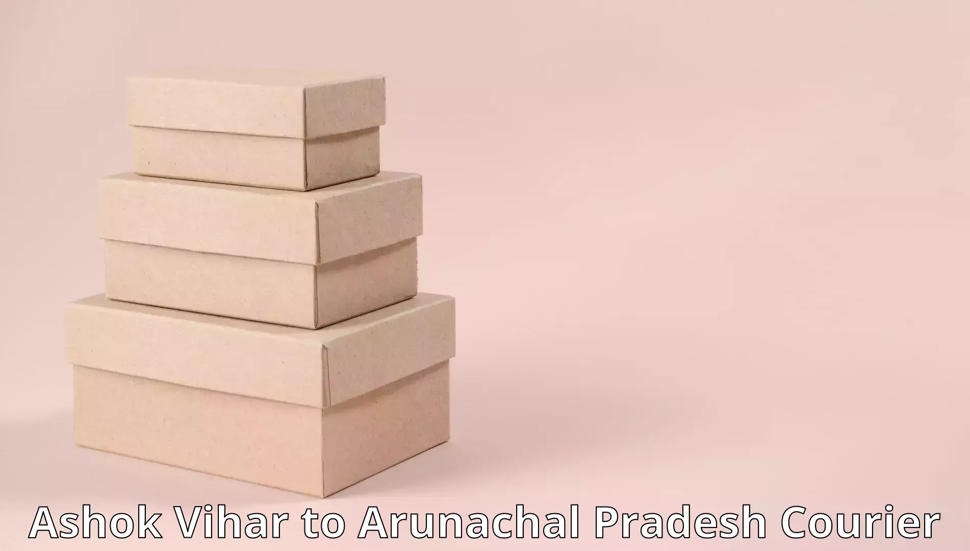 Advanced household movers Ashok Vihar to Arunachal Pradesh