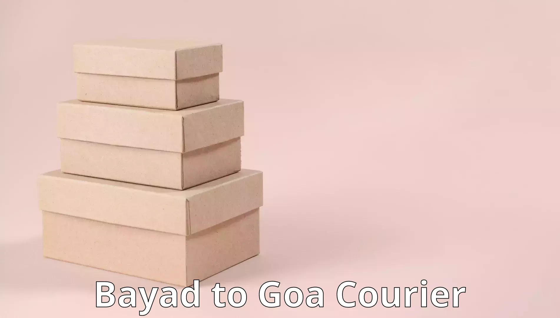 Custom moving and storage Bayad to South Goa