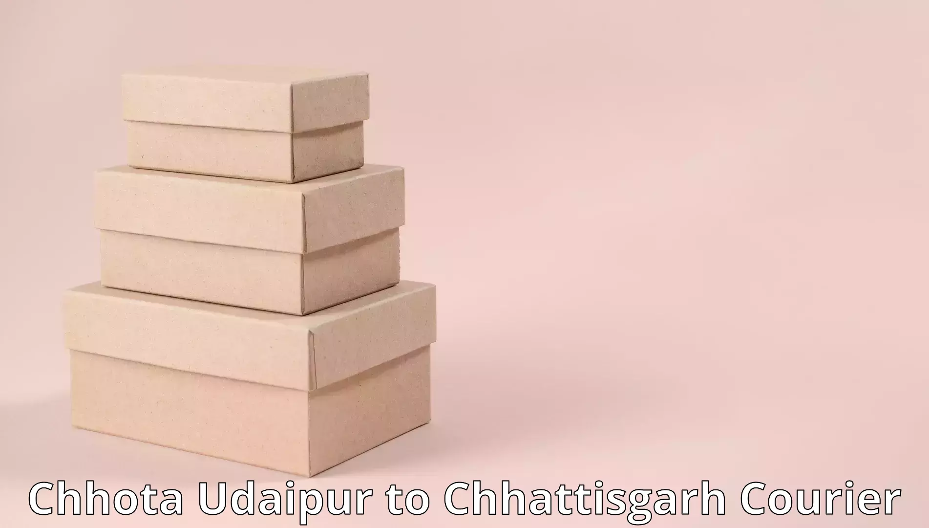 Door-to-door relocation services Chhota Udaipur to Sarangarh