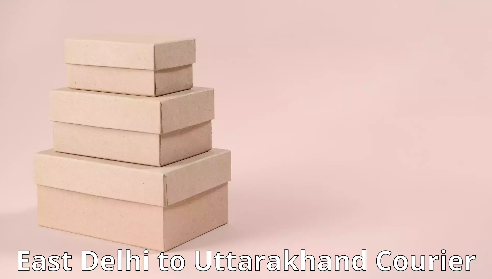 Residential furniture transport East Delhi to Uttarakhand