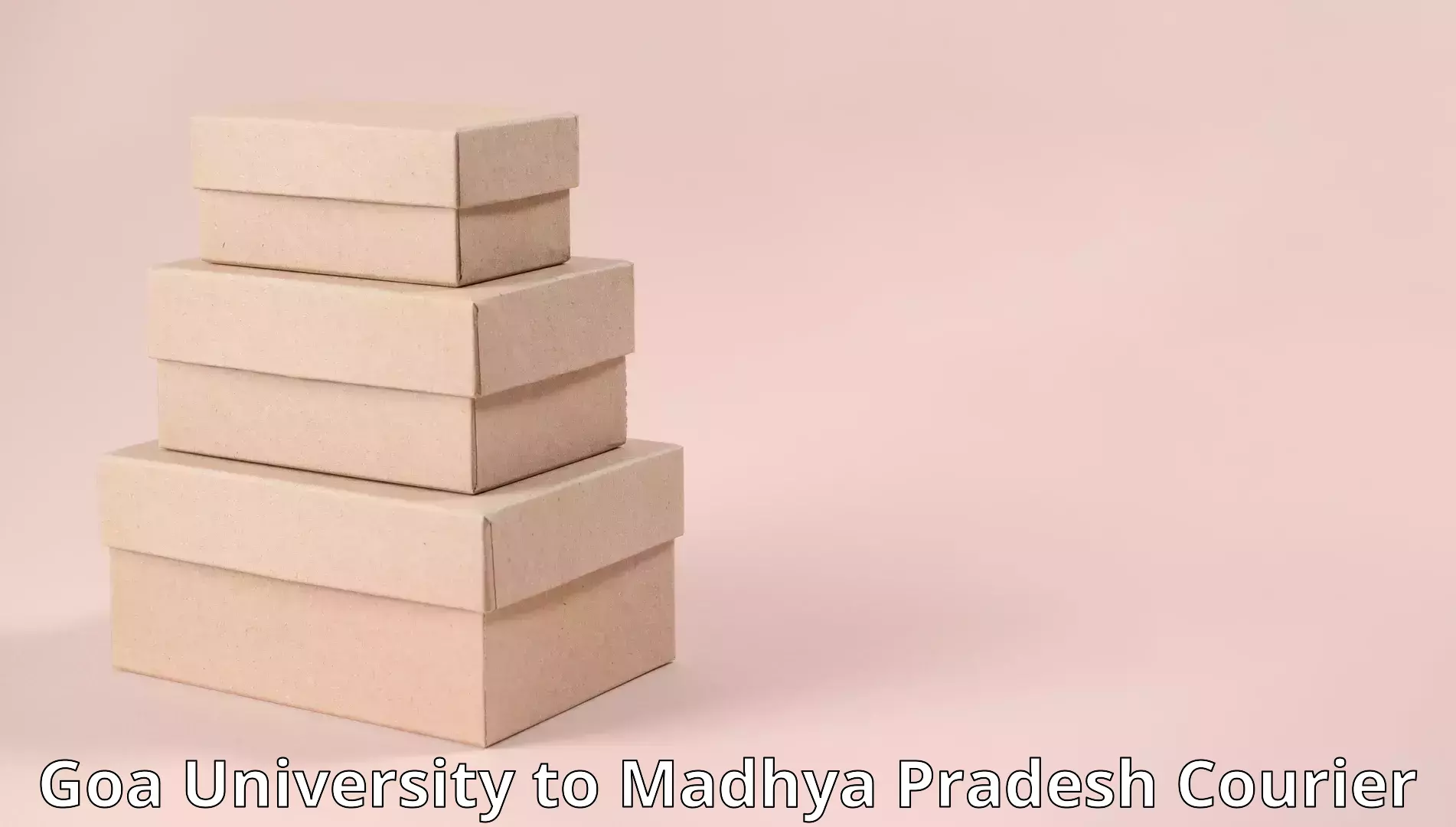 Reliable moving solutions Goa University to Madhya Pradesh
