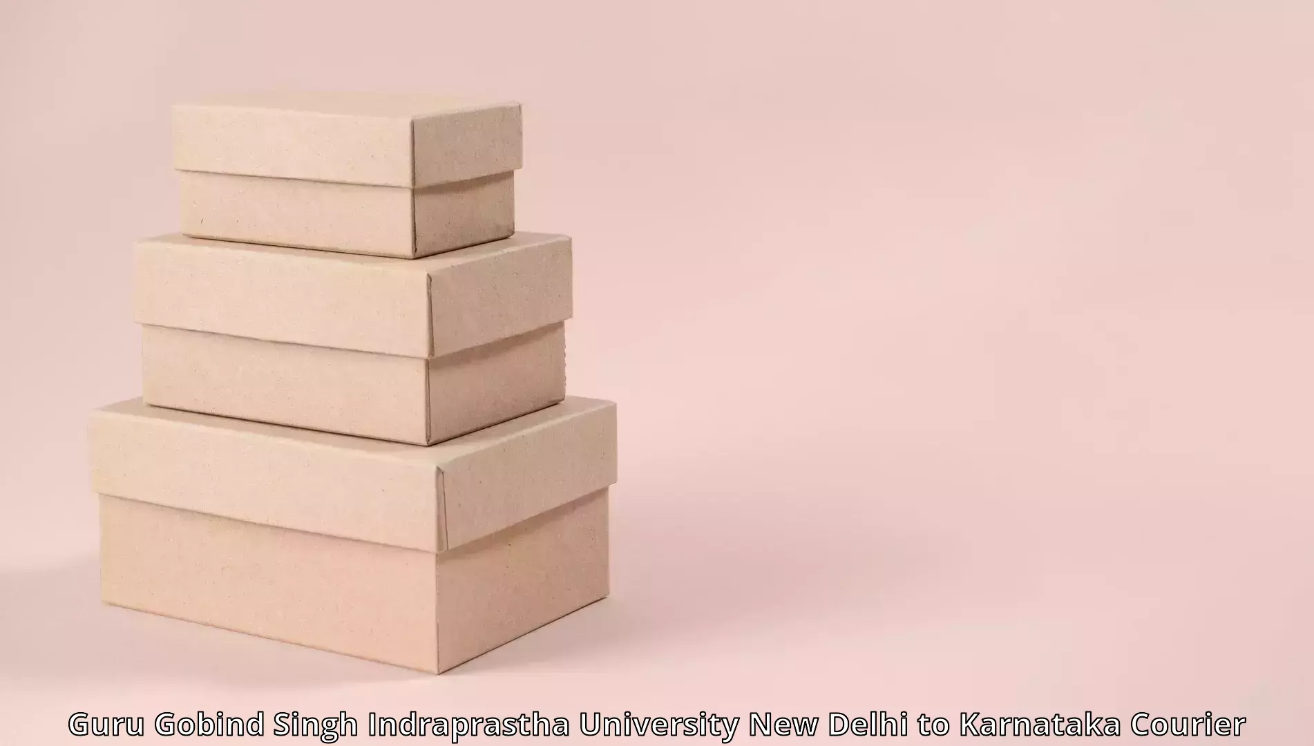 Stress-free household moving Guru Gobind Singh Indraprastha University New Delhi to Karnataka