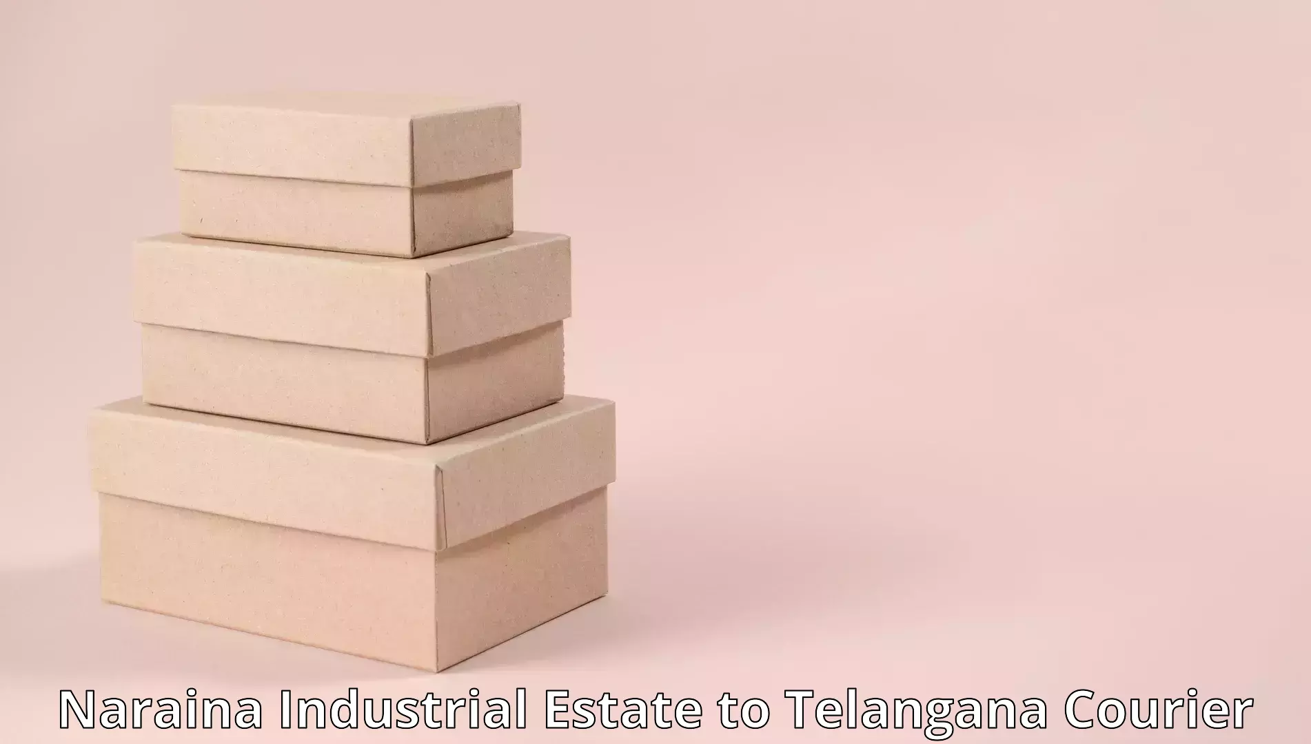 Efficient furniture transport Naraina Industrial Estate to Telangana