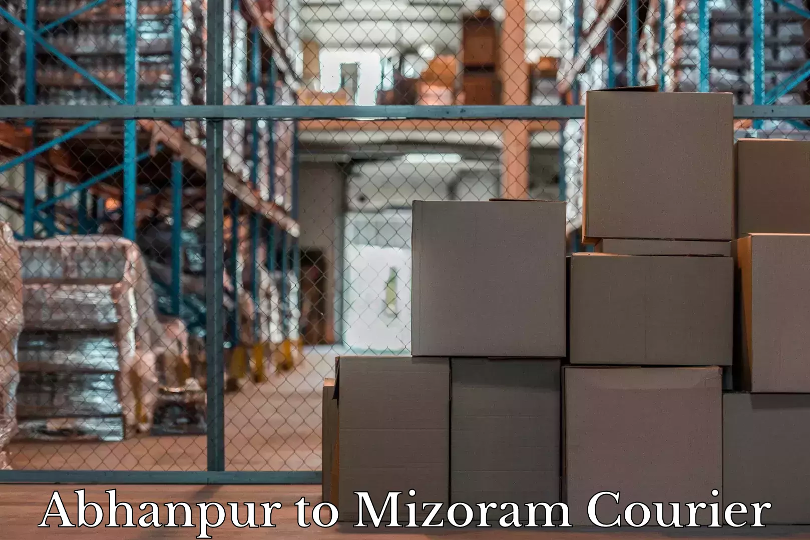Expedited baggage courier Abhanpur to Mizoram University Aizawl