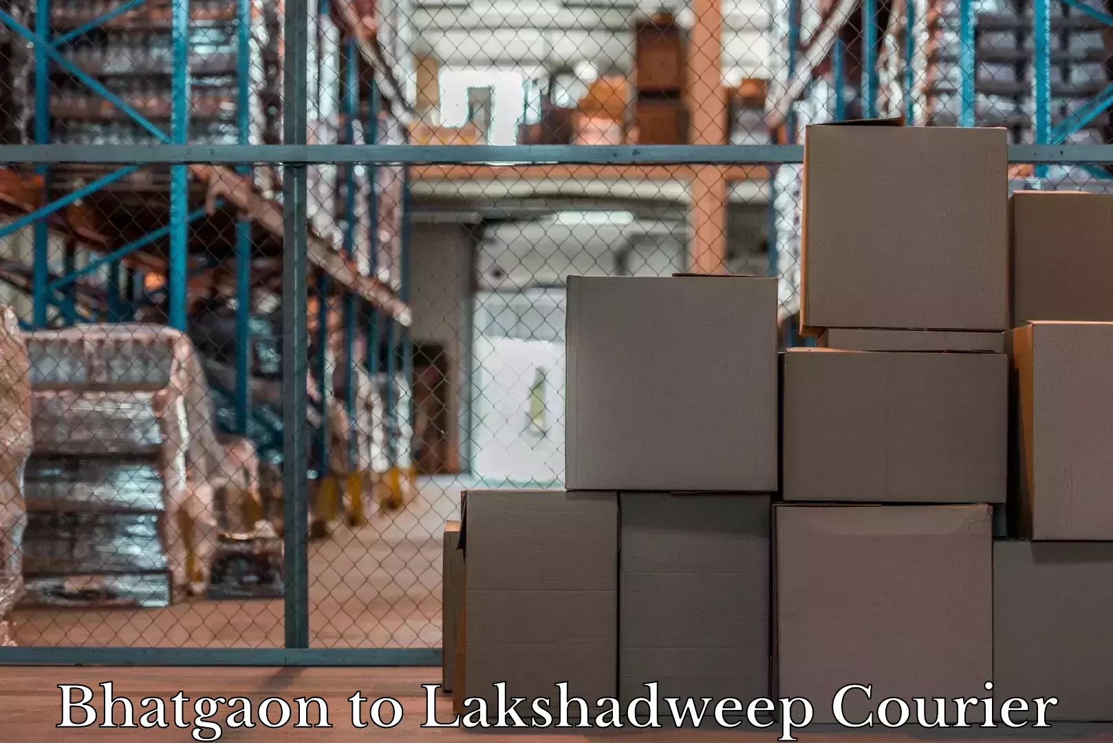 Online luggage shipping booking Bhatgaon to Lakshadweep