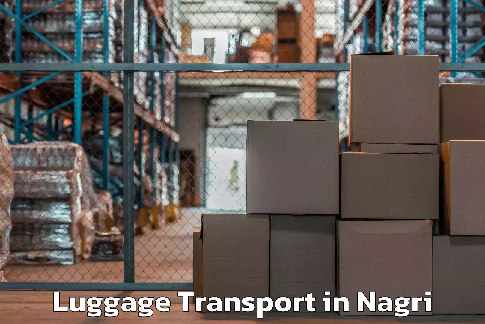 Outsize baggage transport in Nagri
