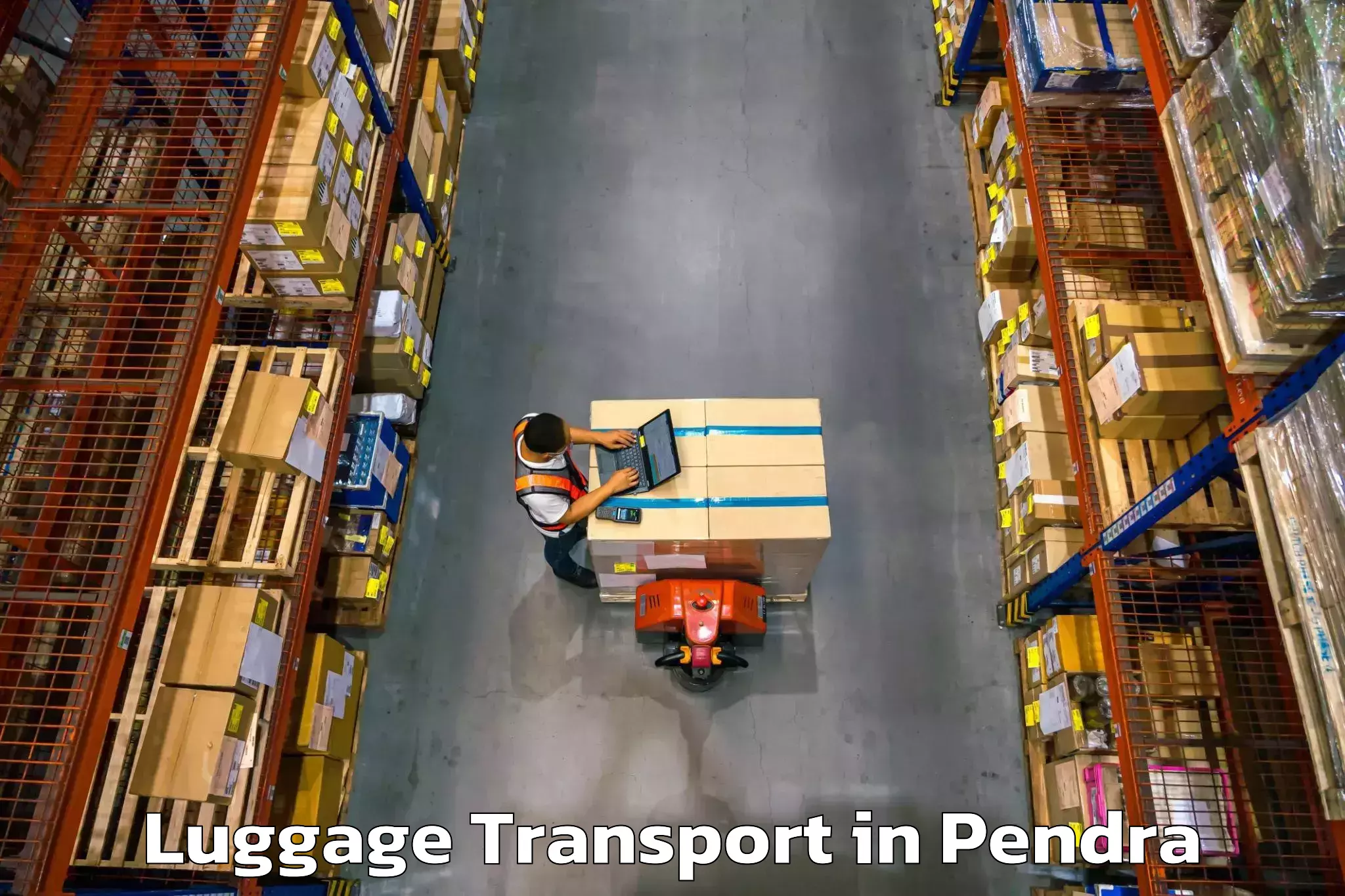 Student luggage transport in Pendra