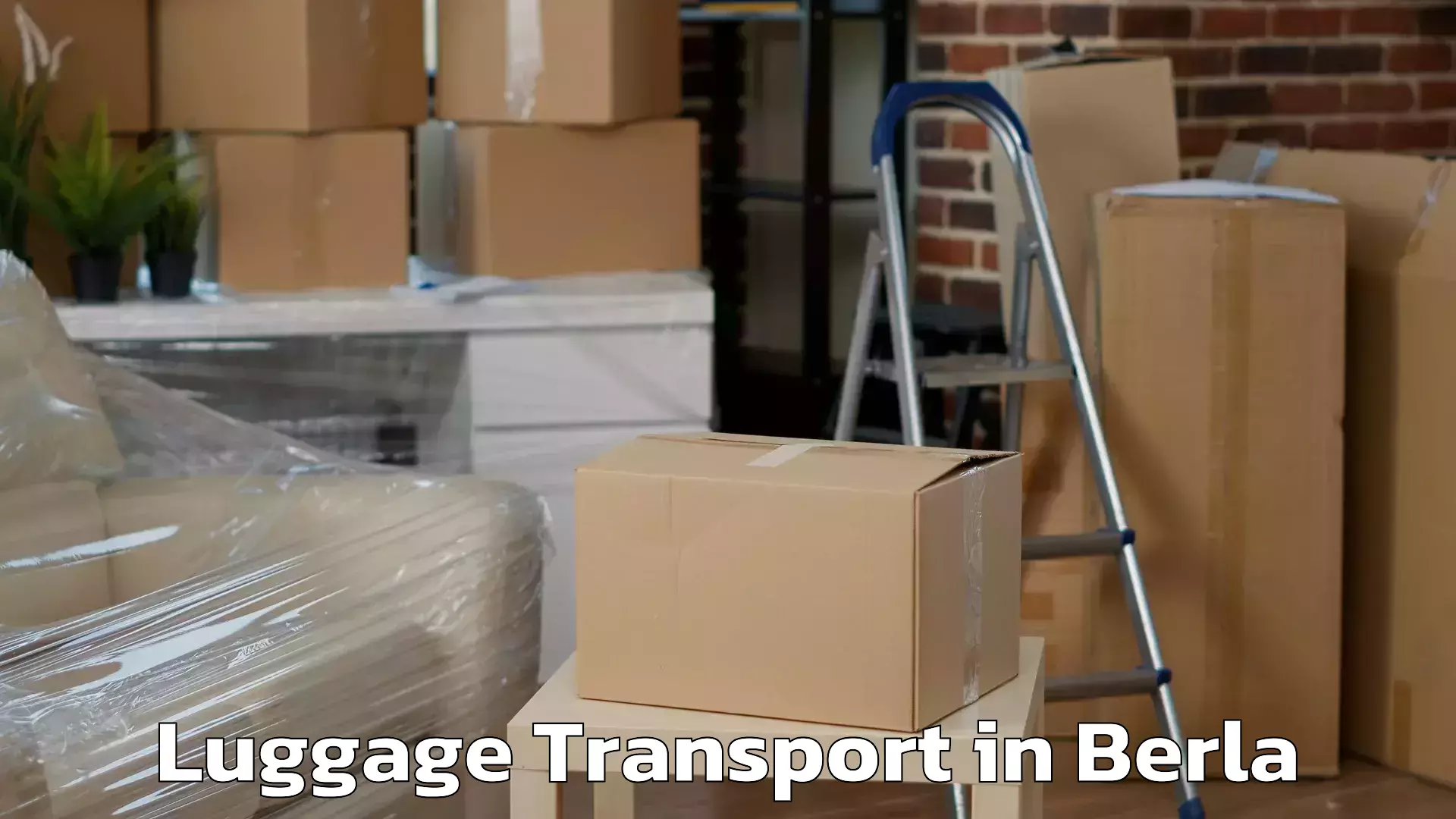 Online luggage shipping booking in Berla