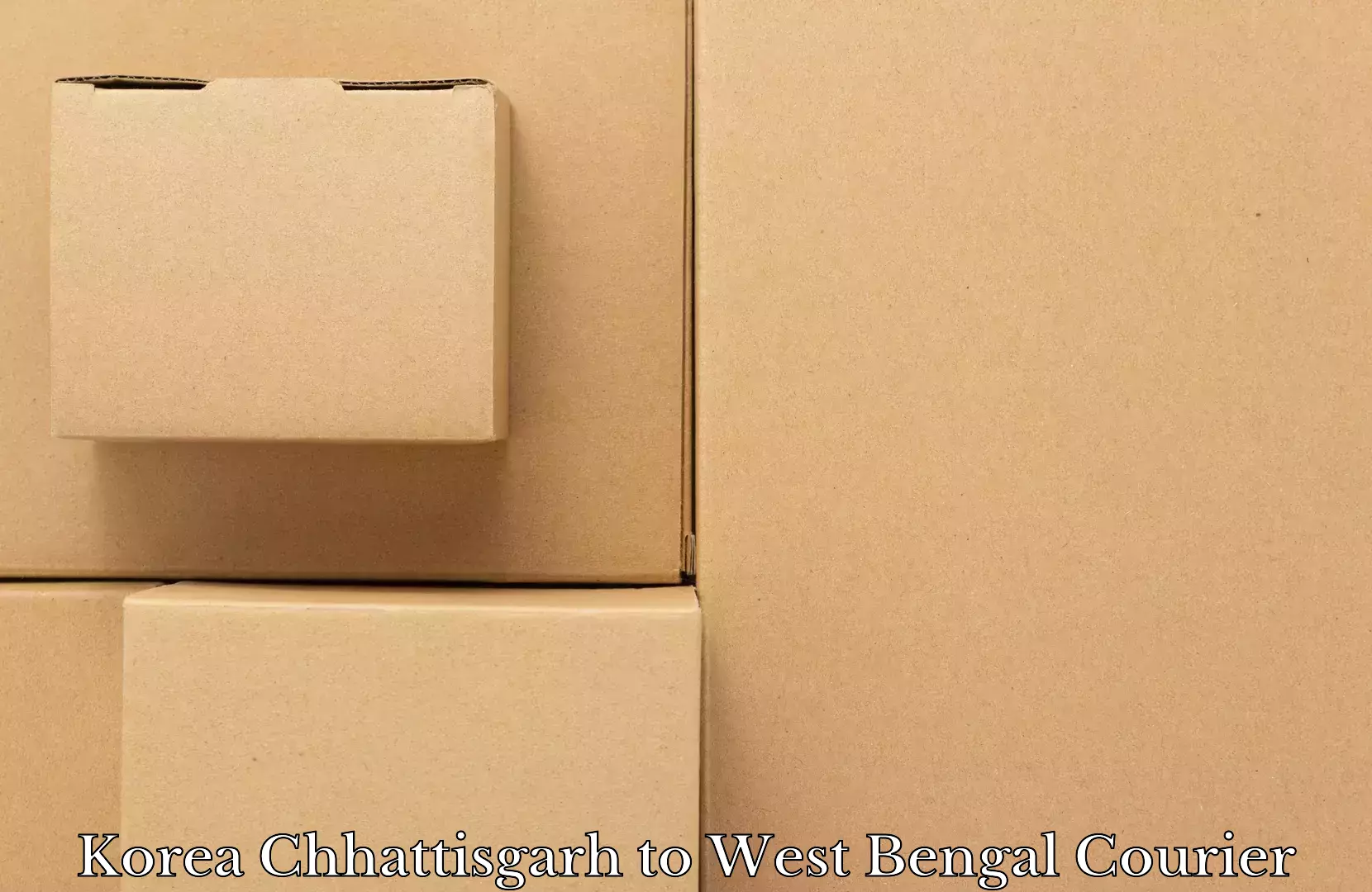 Luggage delivery rates Korea Chhattisgarh to Uttar Dinajpur
