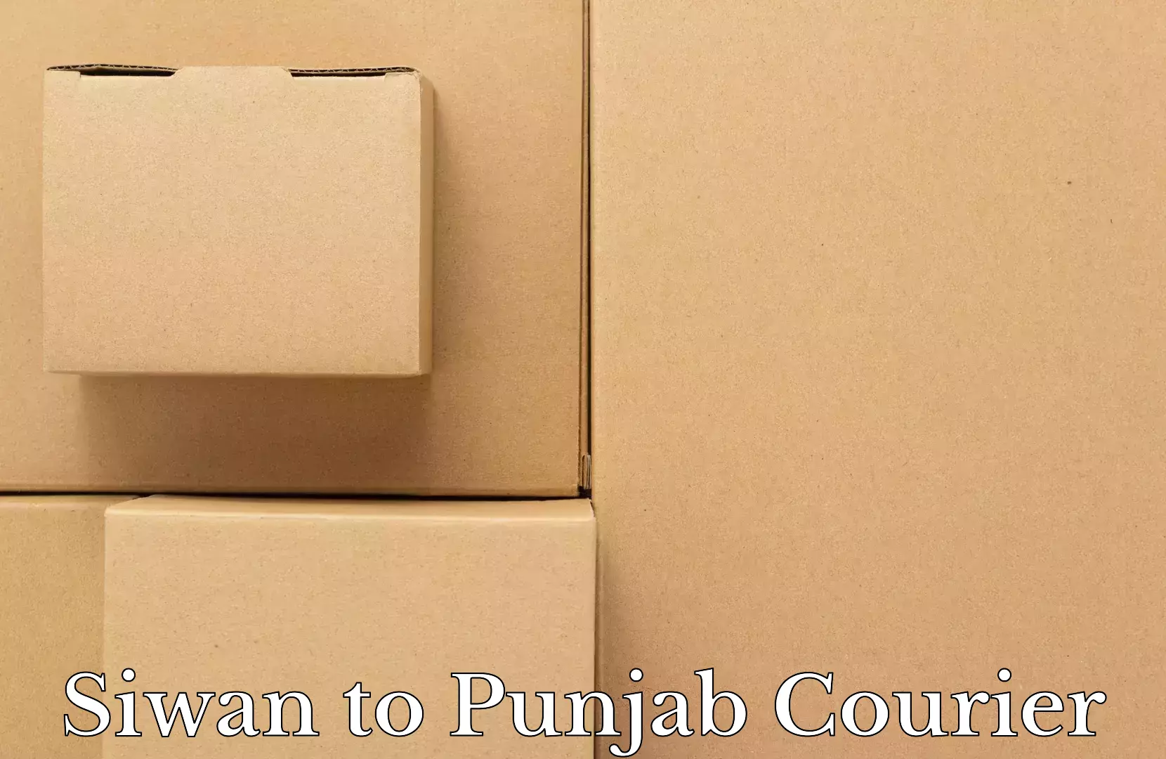 Luggage delivery optimization Siwan to Central University of Punjab Bathinda