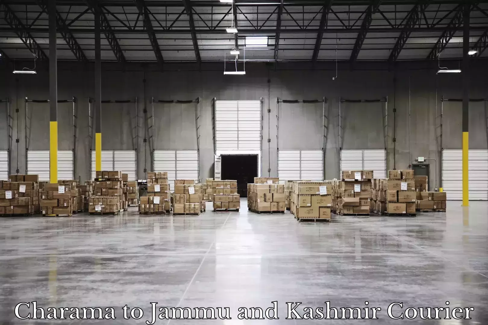 Luggage delivery optimization Charama to Jammu and Kashmir