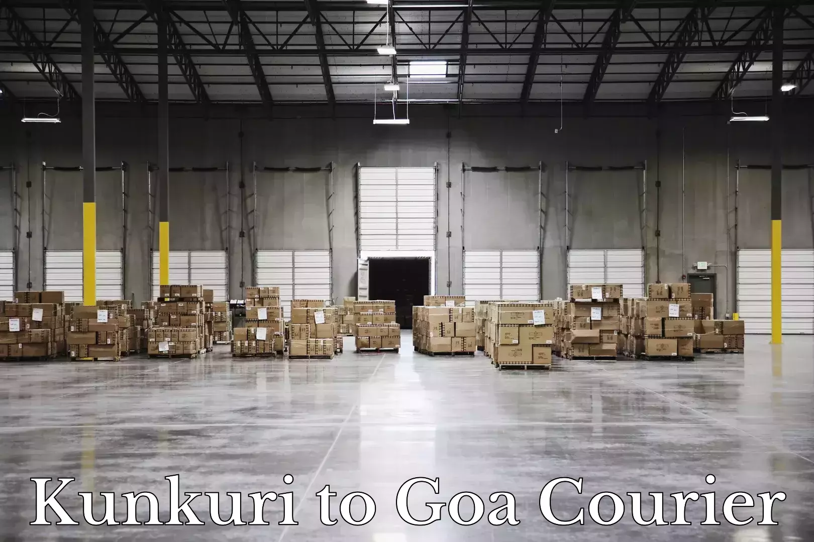 Luggage shipment specialists Kunkuri to Goa