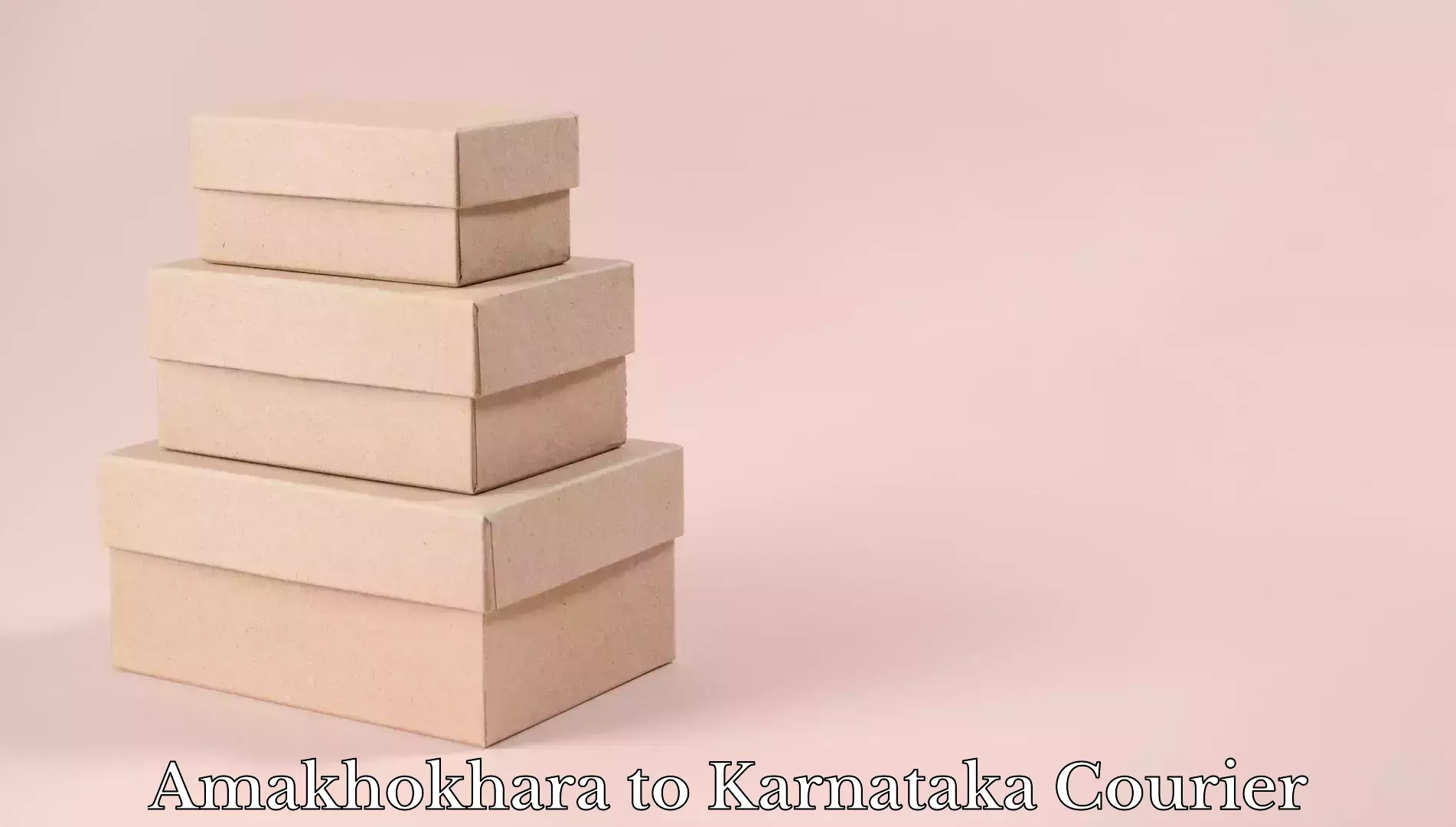 Luggage shipping rates calculator Amakhokhara to Shimoga
