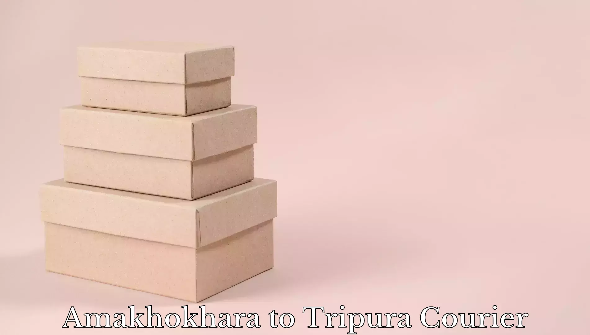 Fast track baggage delivery Amakhokhara to South Tripura