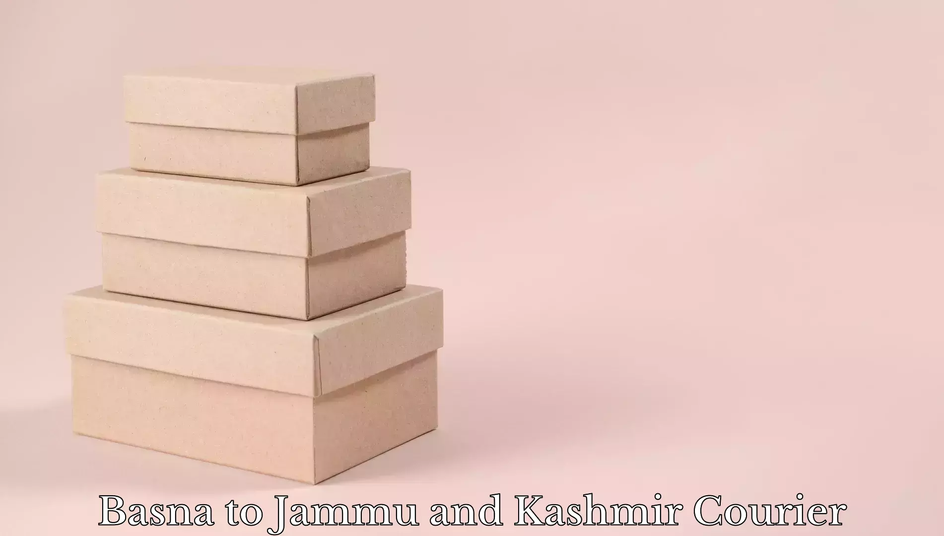 Luggage shipping management in Basna to Jammu and Kashmir