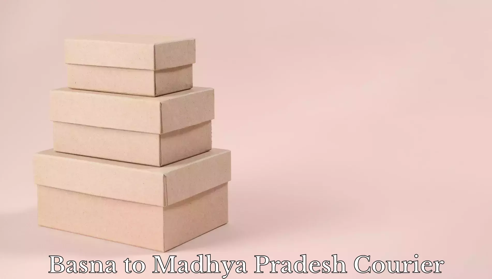 Luggage delivery operations Basna to Madhya Pradesh