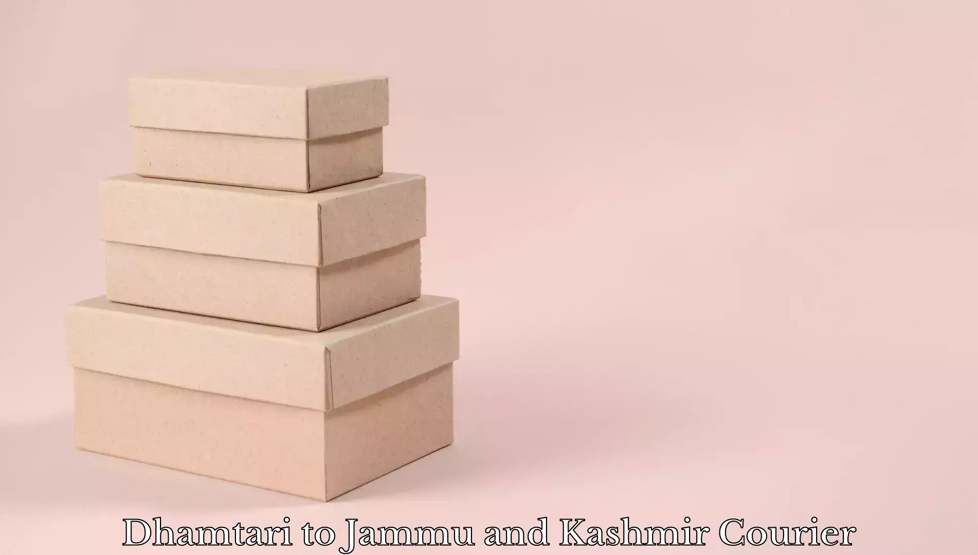 Luggage shipping strategy Dhamtari to Jammu and Kashmir