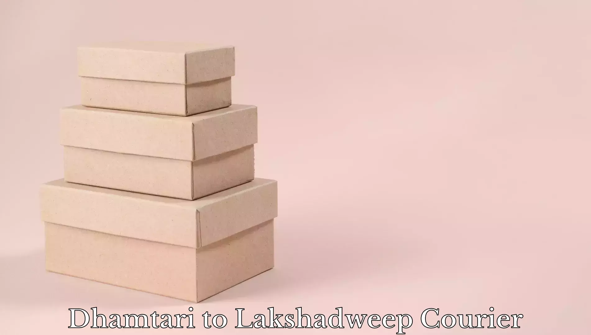 Immediate baggage courier Dhamtari to Lakshadweep