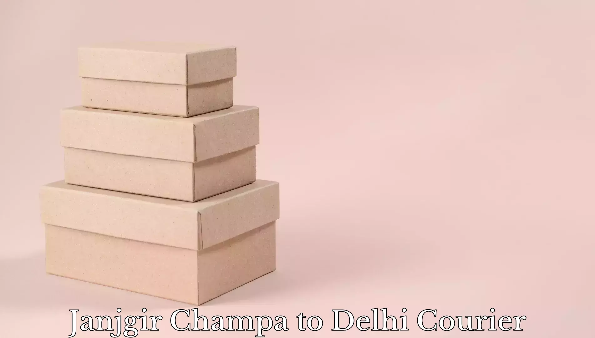 Efficient baggage transport Janjgir Champa to Delhi Technological University DTU