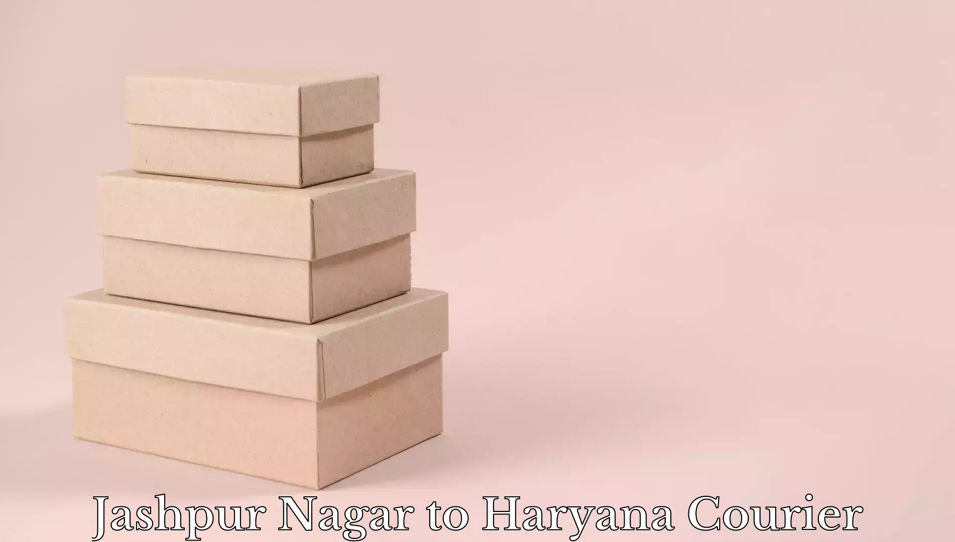 Baggage courier FAQs Jashpur Nagar to Bilaspur Haryana