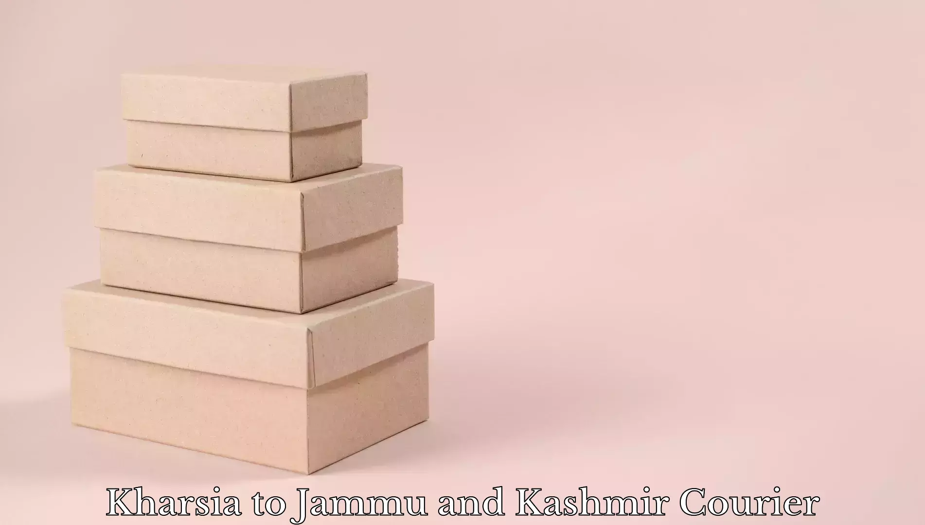Luggage transport operations Kharsia to Jammu and Kashmir