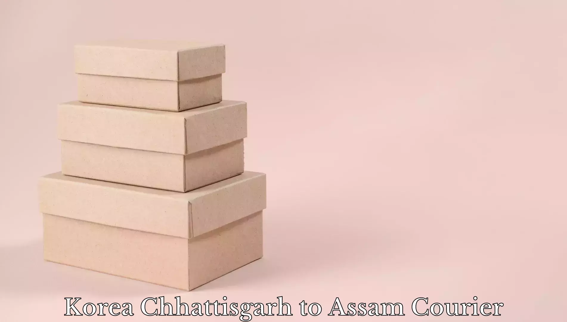 Luggage transport company Korea Chhattisgarh to Assam