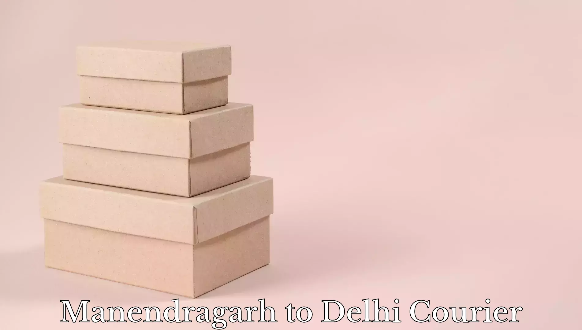 Efficient baggage courier system Manendragarh to Jhilmil