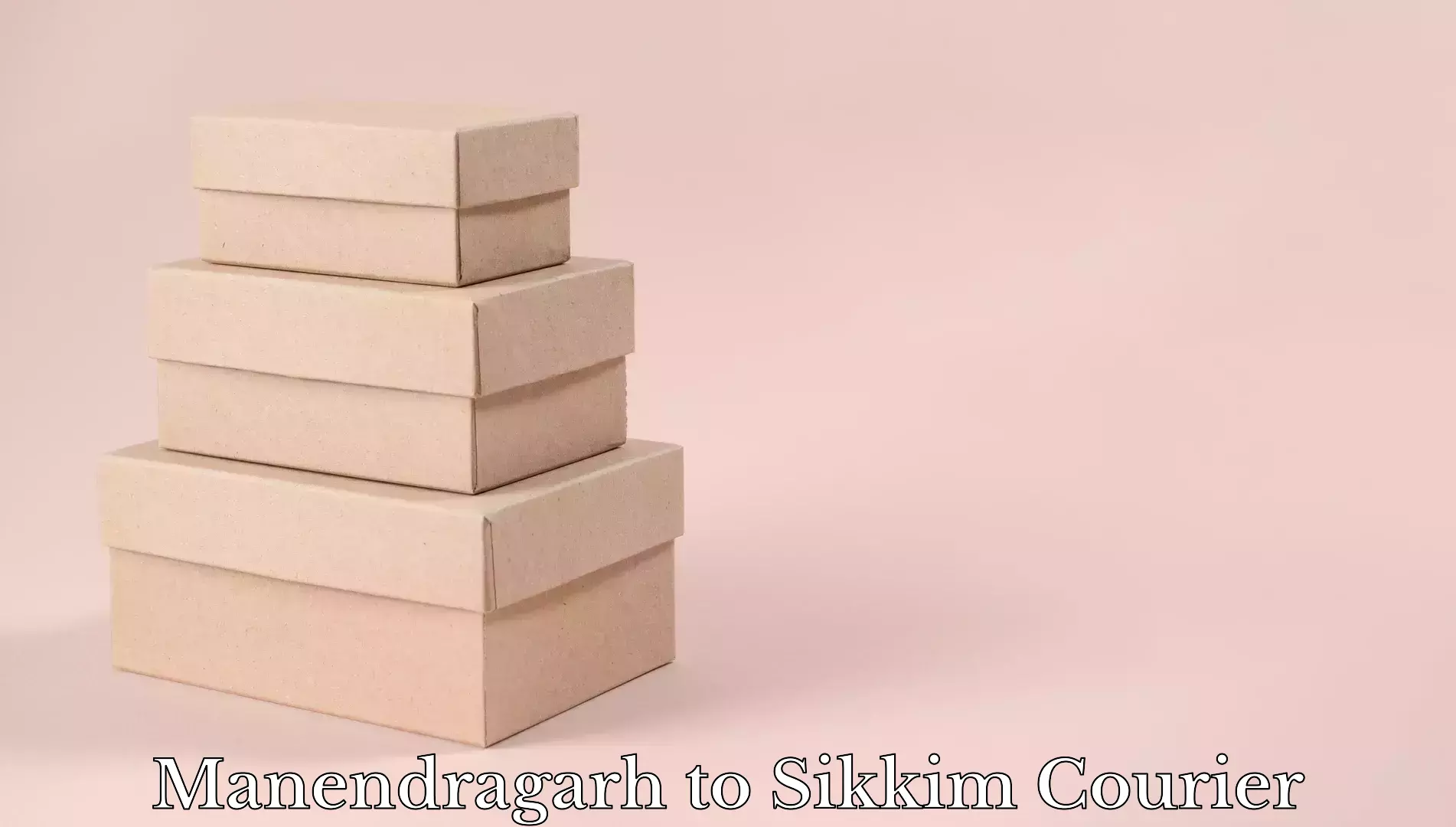 Luggage delivery logistics Manendragarh to Sikkim