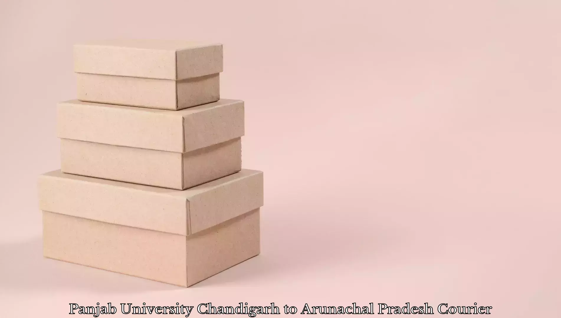 Advanced baggage shipping Panjab University Chandigarh to Arunachal Pradesh