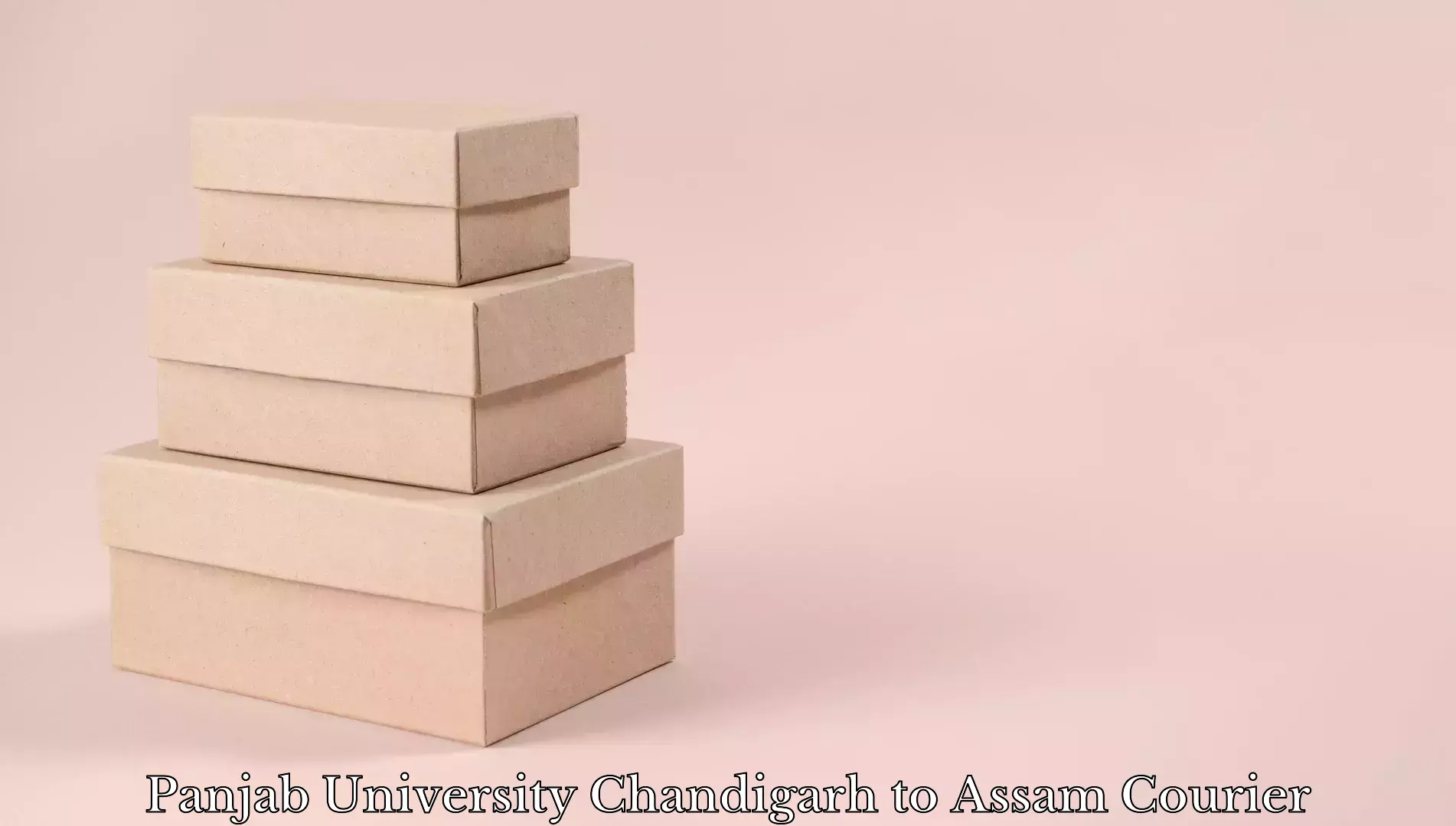 Luggage shipping consultation in Panjab University Chandigarh to Assam