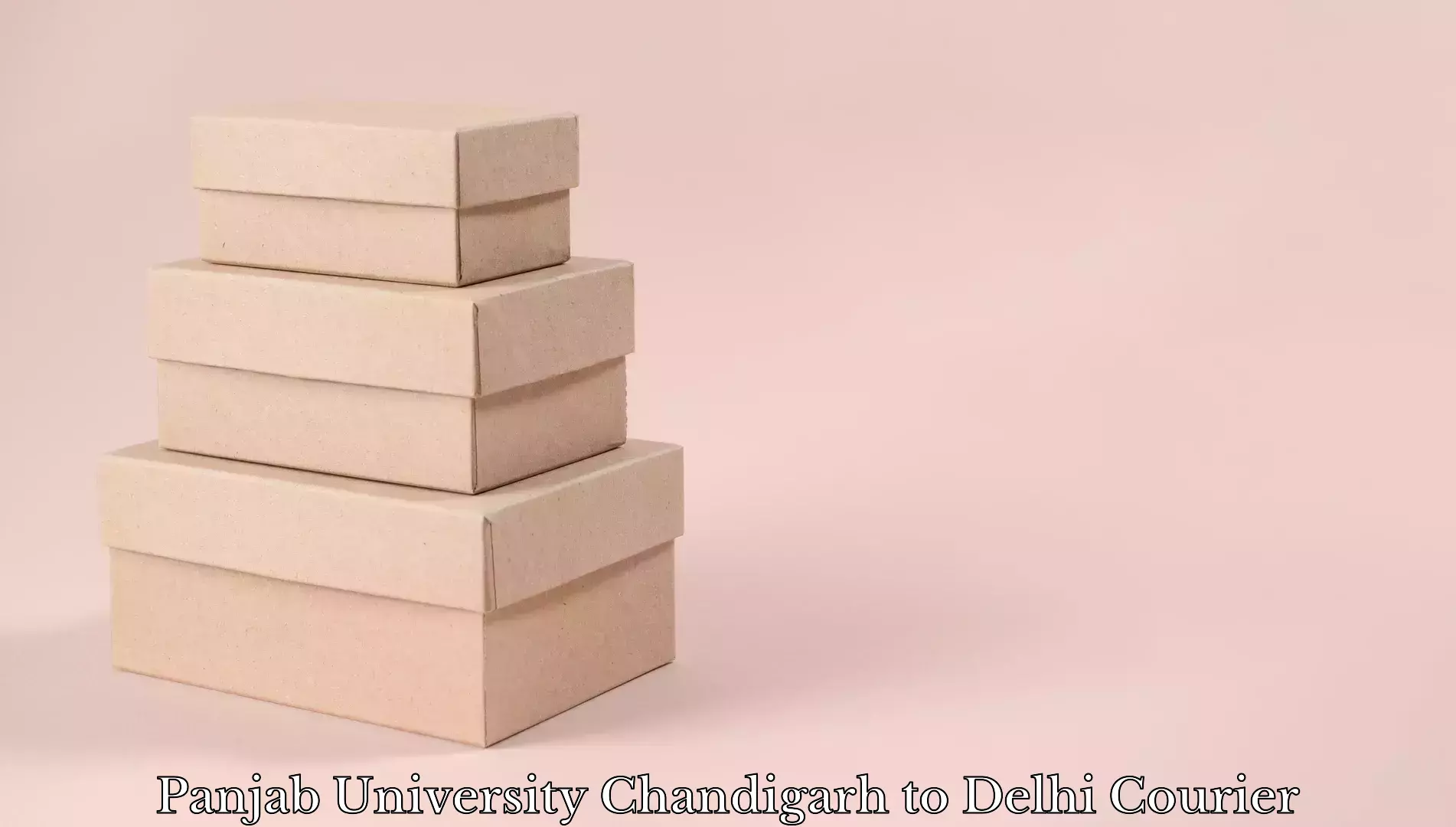 Baggage courier strategy Panjab University Chandigarh to Jhilmil