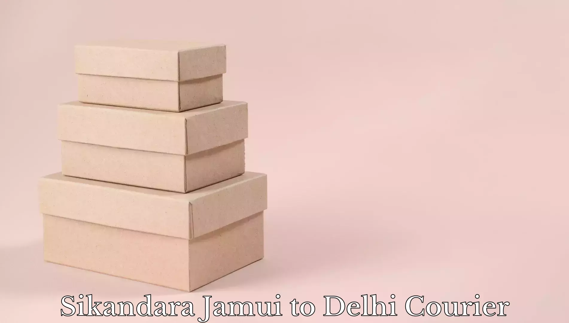 Instant baggage transport quote Sikandara Jamui to Delhi Technological University DTU