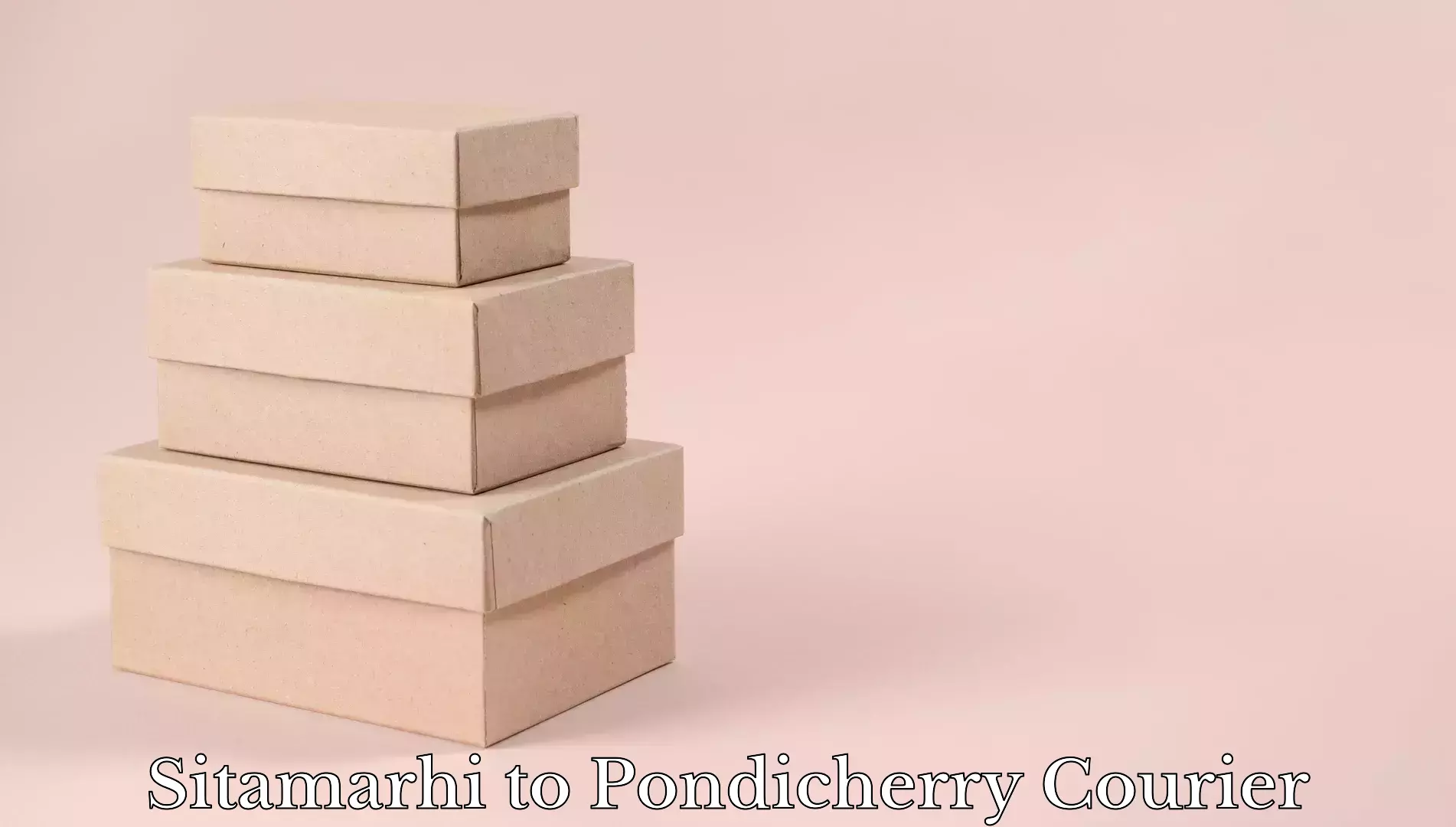 Baggage courier guide in Sitamarhi to Pondicherry