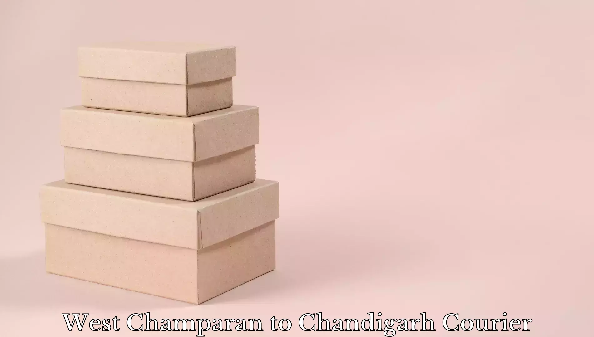 Luggage shipping service West Champaran to Chandigarh