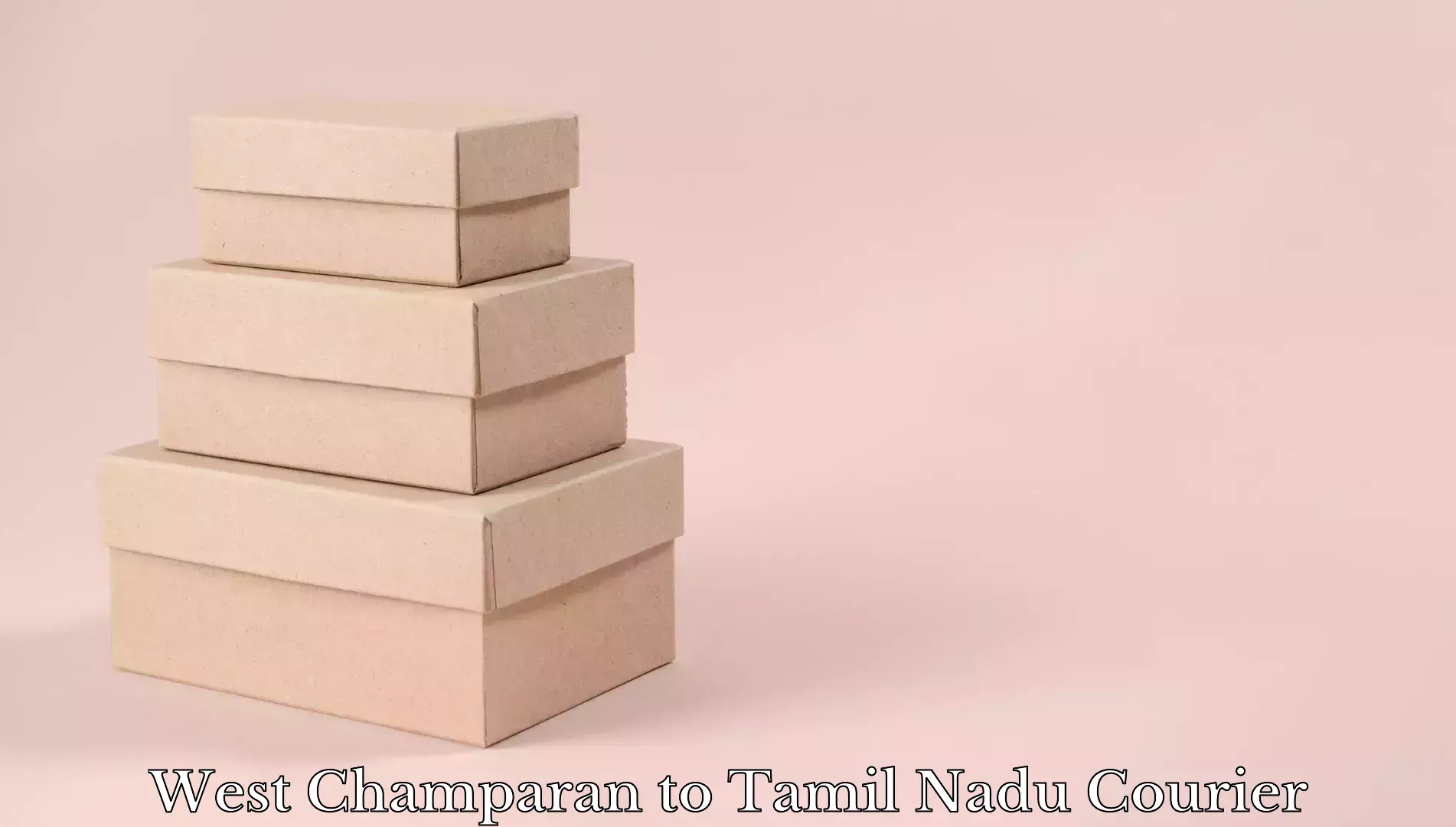 Trackable baggage shipping West Champaran to Tamil Nadu