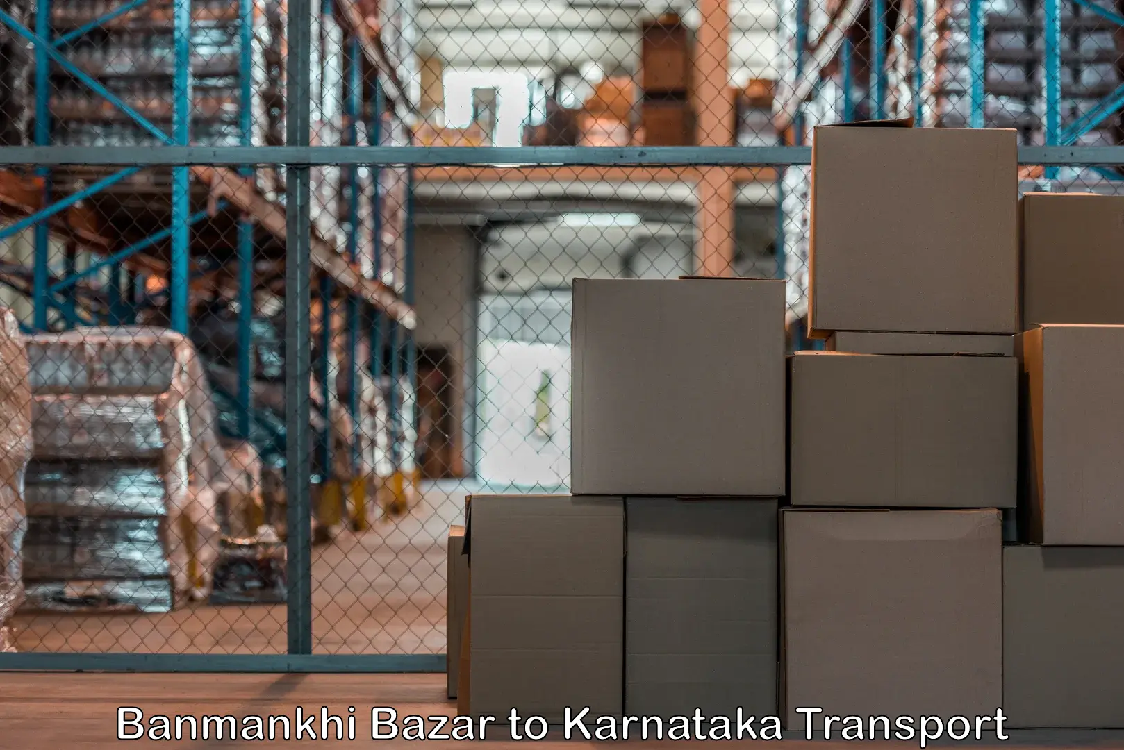 Lorry transport service Banmankhi Bazar to Harpanahalli