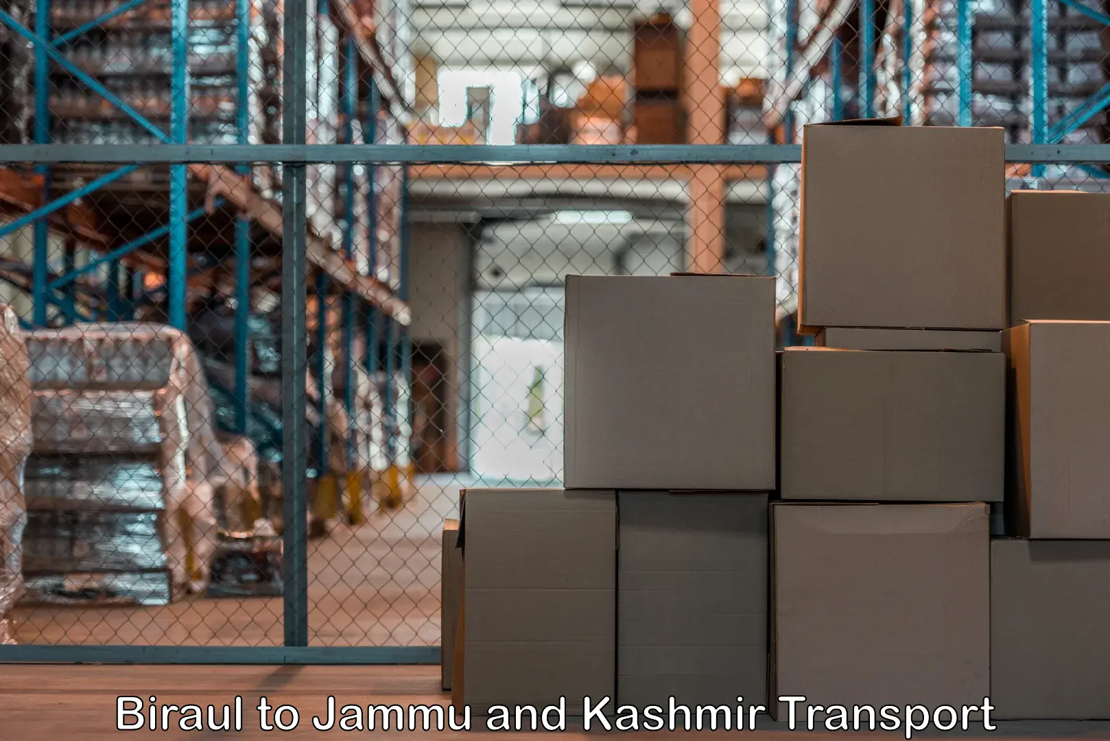 Air freight transport services in Biraul to Jammu
