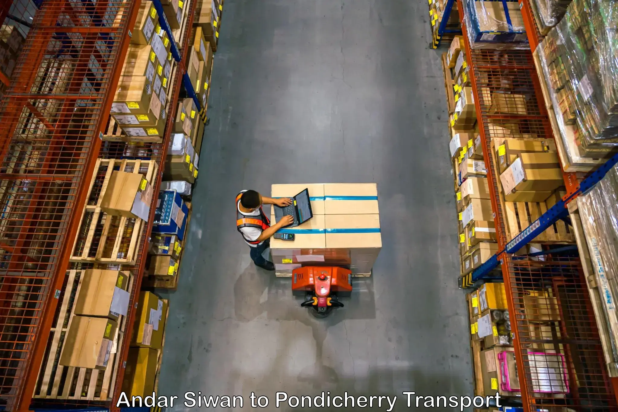 Furniture transport service in Andar Siwan to Pondicherry