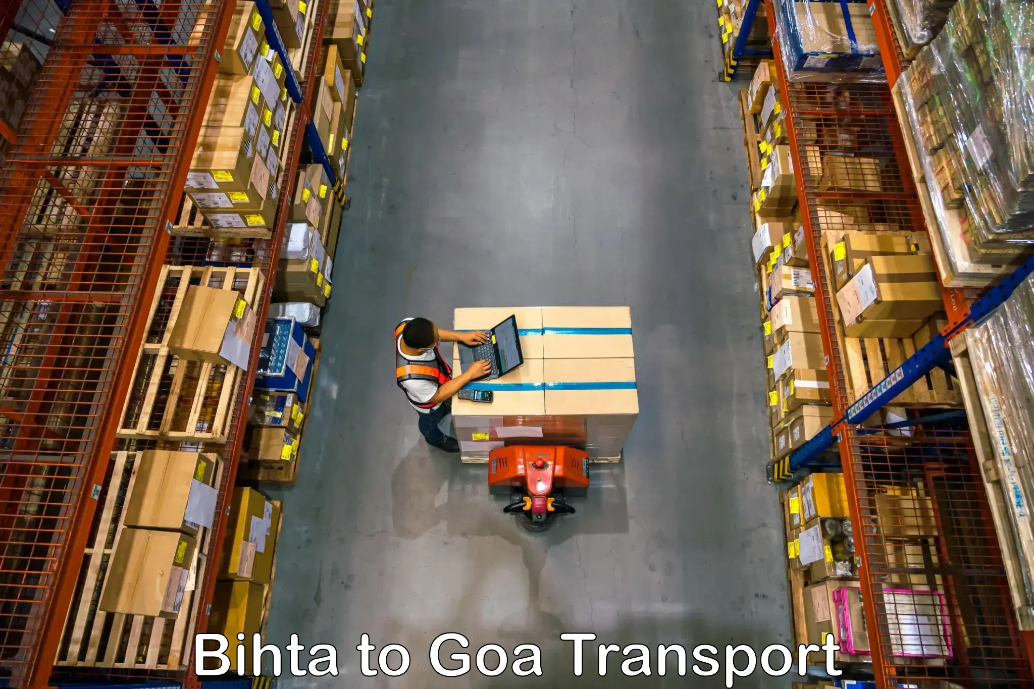 Nearest transport service Bihta to Mormugao Port
