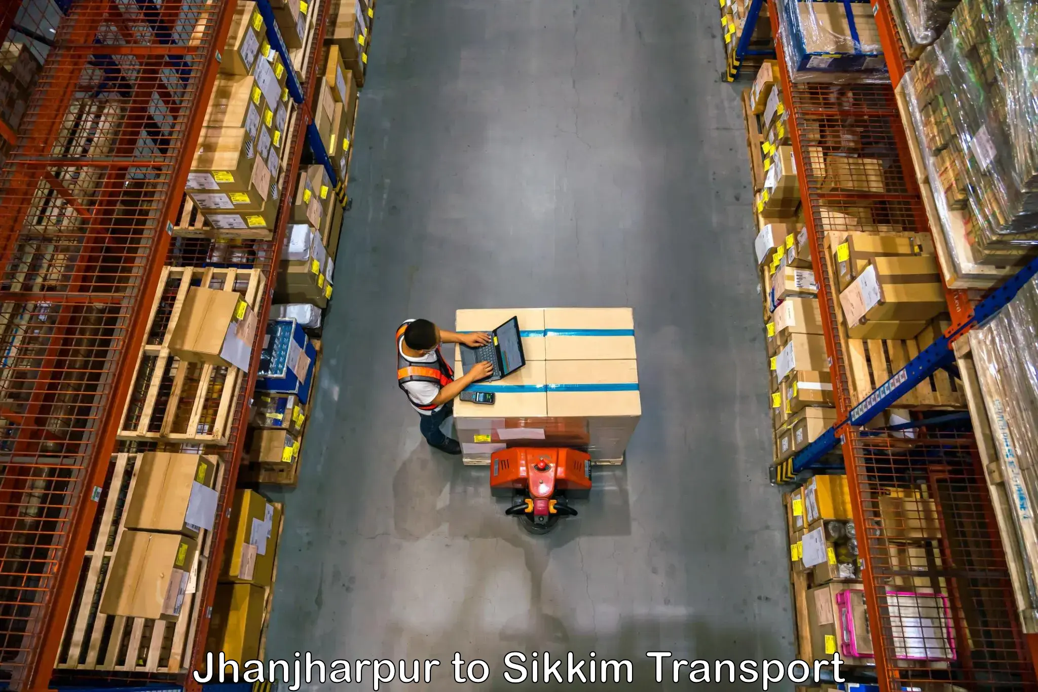Air freight transport services Jhanjharpur to South Sikkim