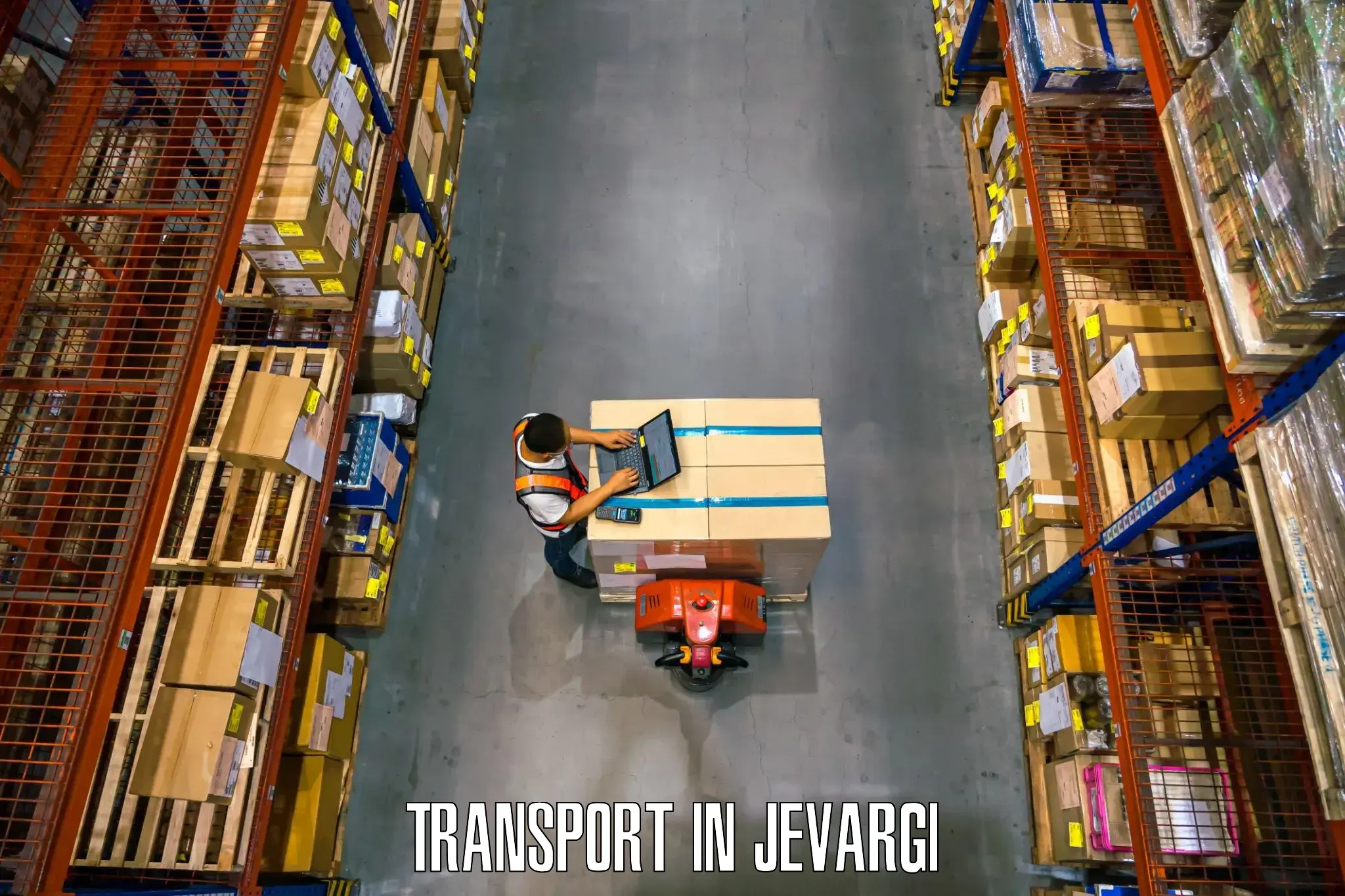 Road transport online services in Jevargi