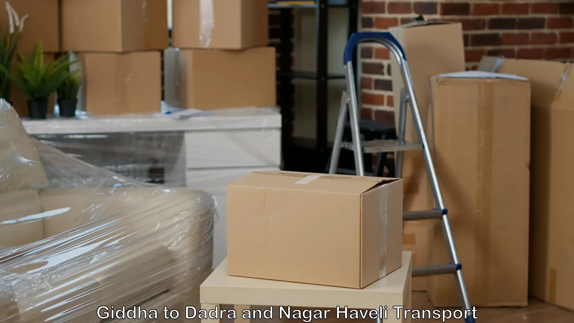 Shipping services in Giddha to Dadra and Nagar Haveli