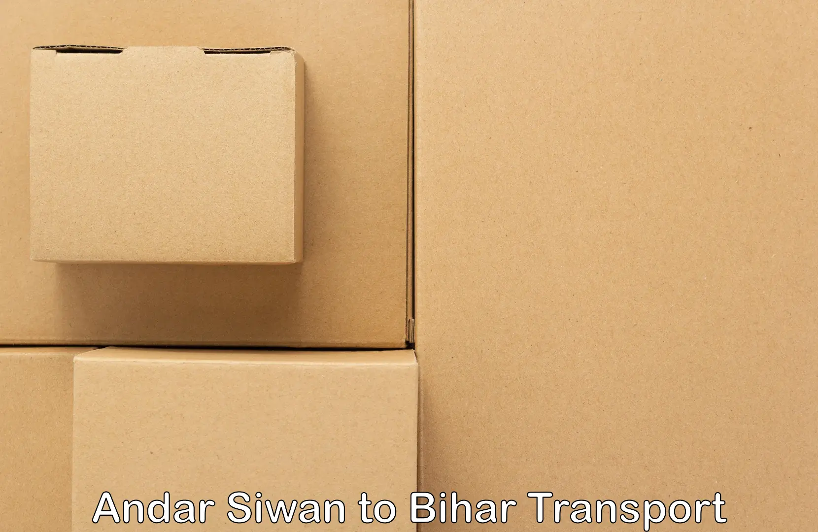 Two wheeler parcel service Andar Siwan to Katoria