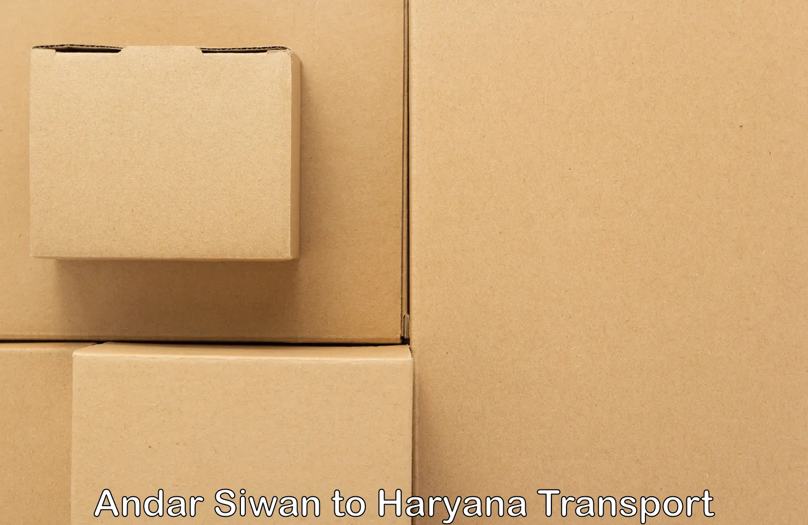 Shipping services Andar Siwan to Faridabad