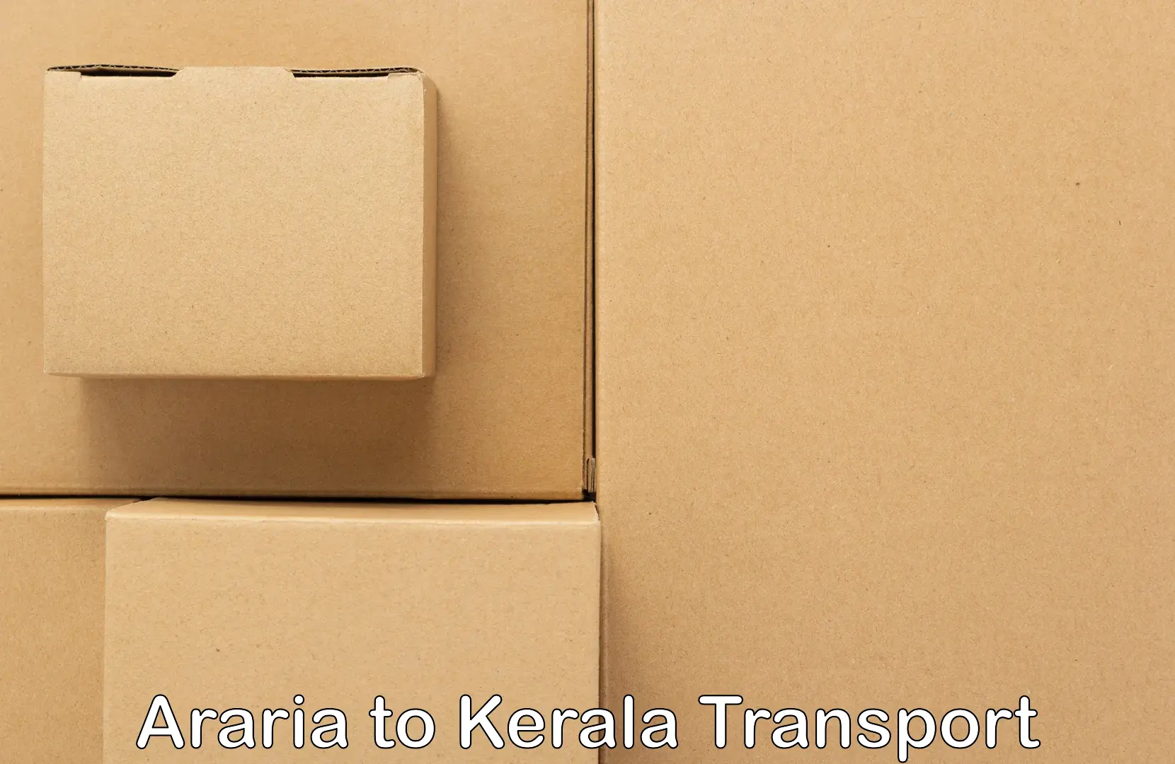 Container transport service Araria to Kerala University Thiruvananthapuram