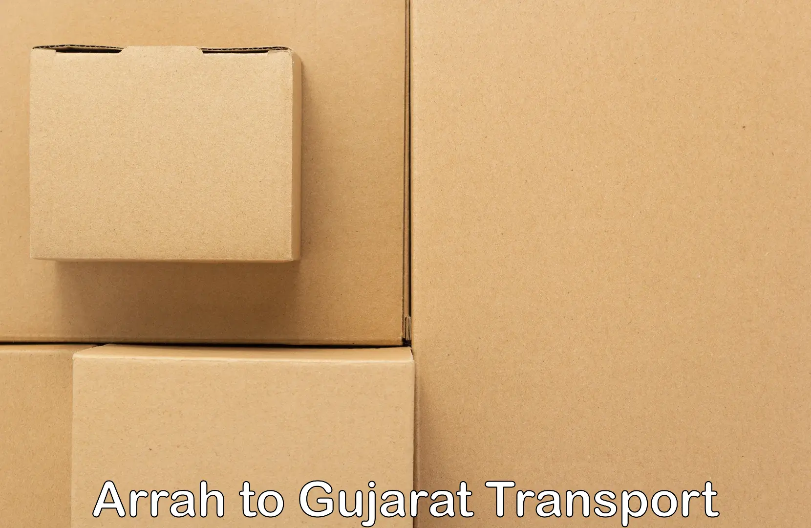 Commercial transport service Arrah to Kapadvanj