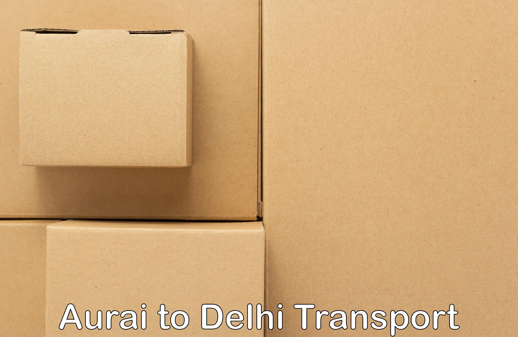 Door to door transport services Aurai to IIT Delhi